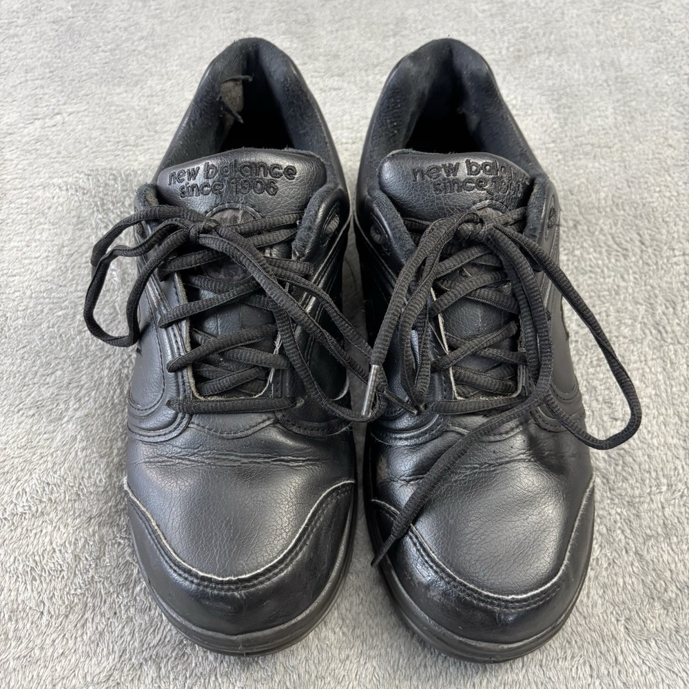 New Balance 812 Sneakers Unisex 9 Black Walking Leather Shoe Athletic USA Made
